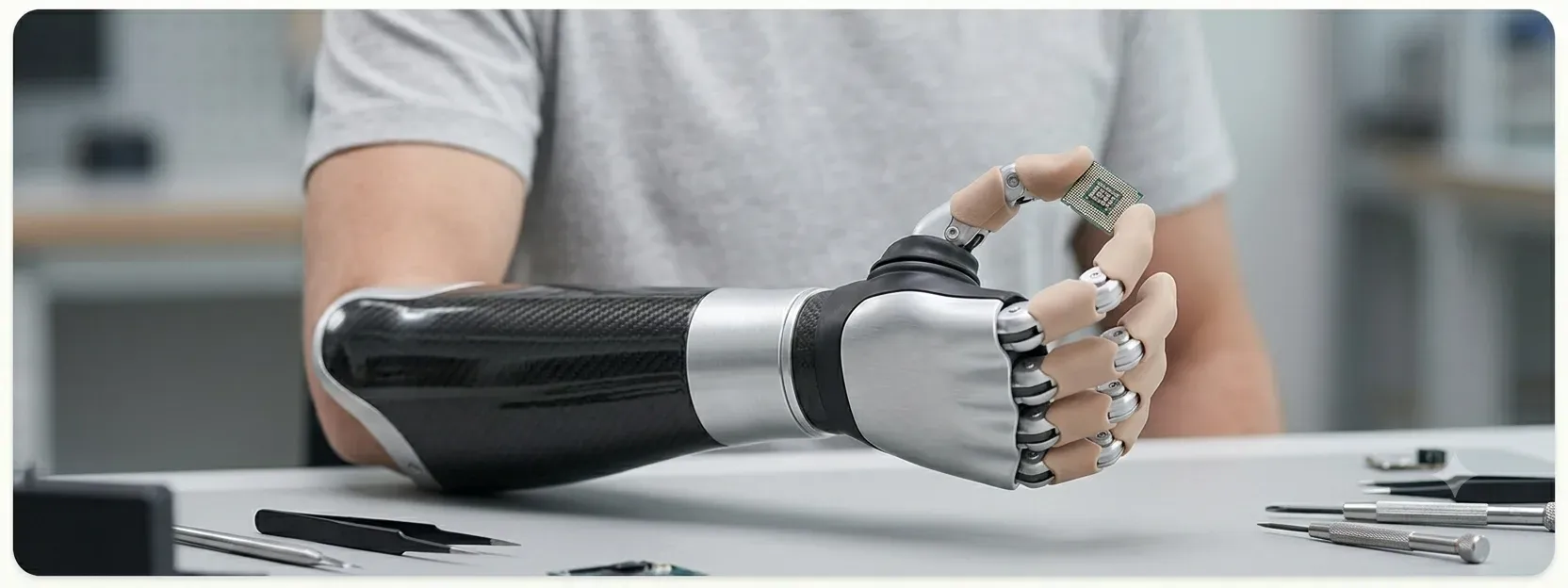 Proteze membru superior — proteză de mână, antebraț și braț, bionică, mioelectrică și cosmetică, personalizate la ARK București